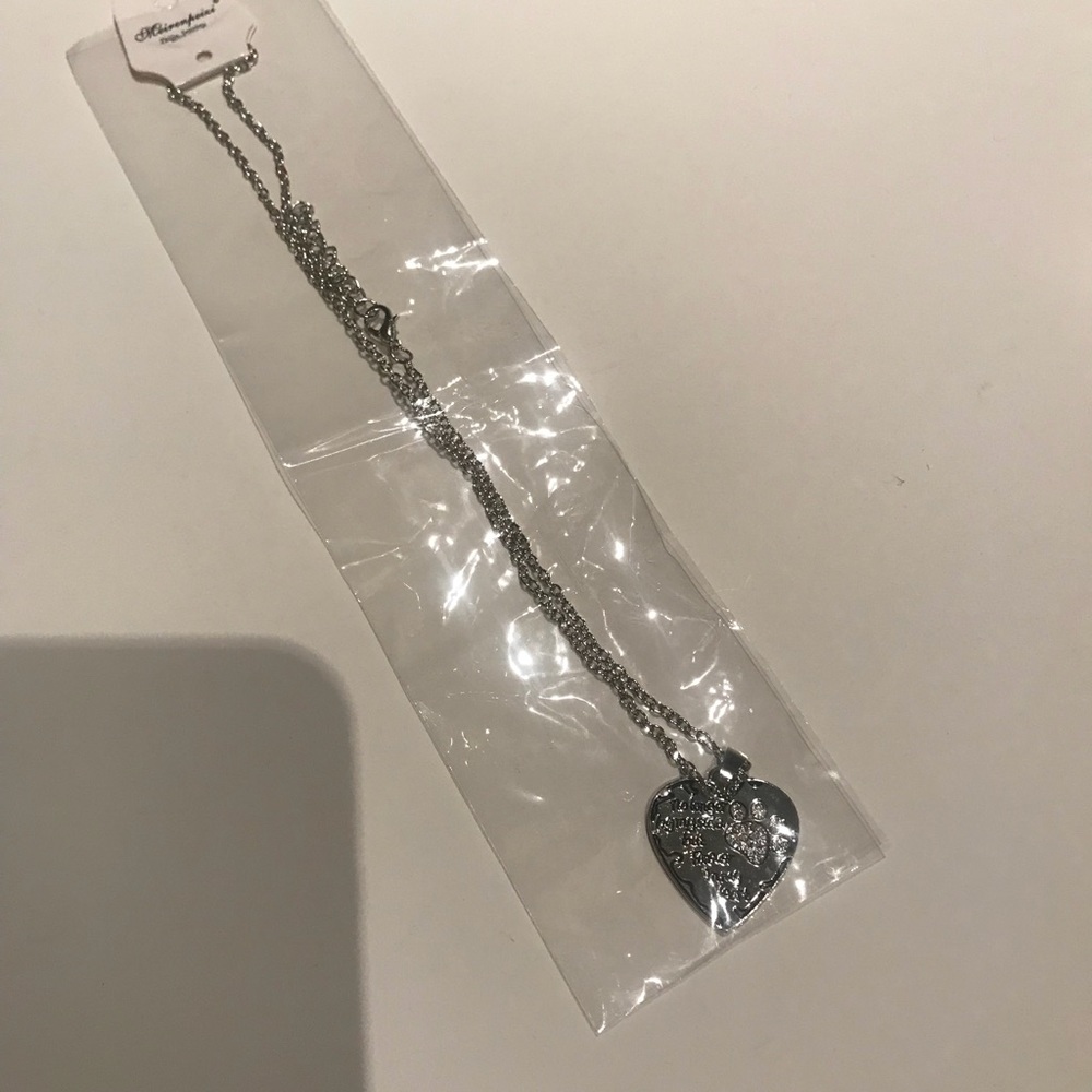 Brand New Heart Shaped Pet Remembrance Necklace - Picture 4 of 5